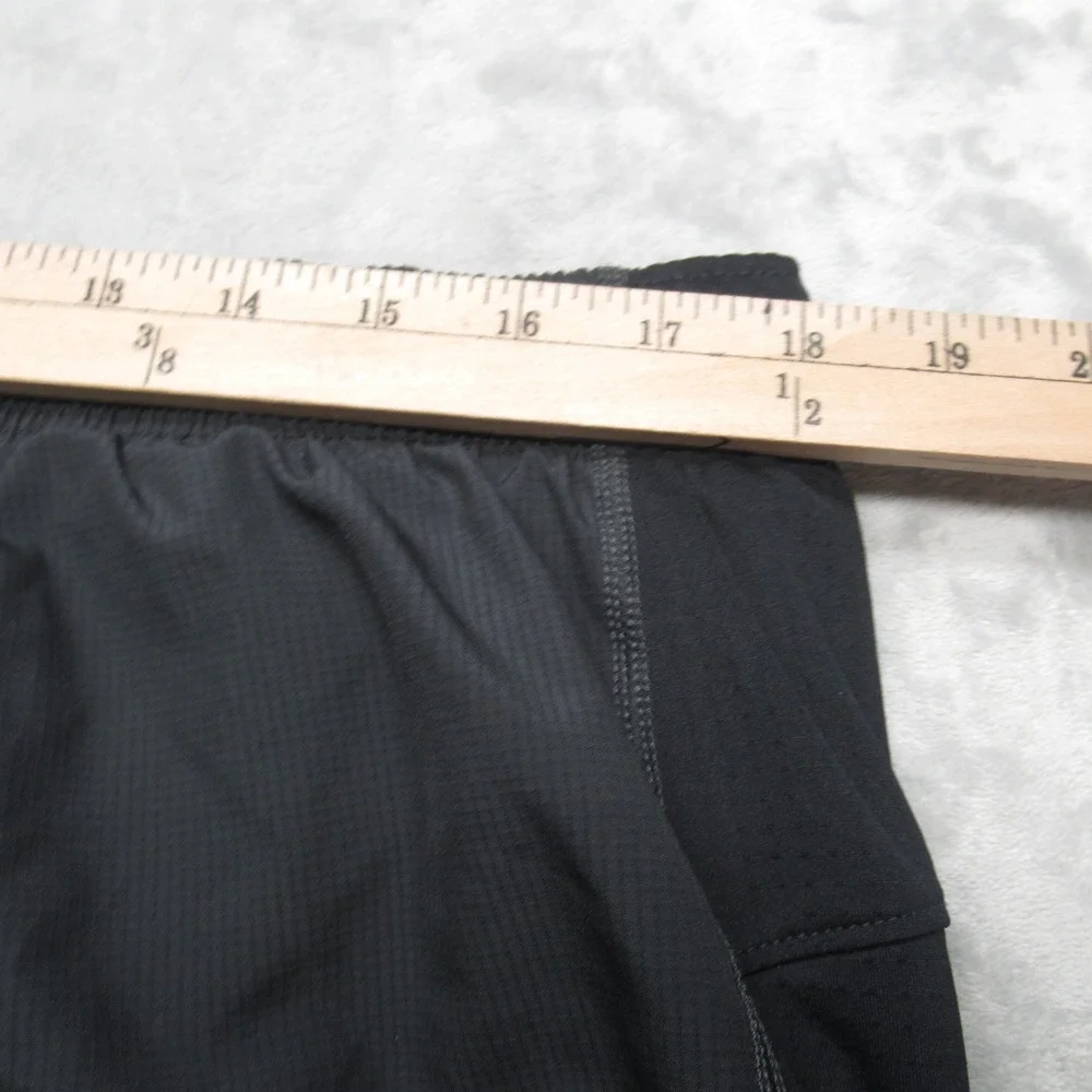 Columbia‎ Swim Shorts Mens XL Black Lined Elastic Drawstring Waist Trunks Board